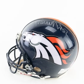 Marcus Nash Autographed Denver Bronco's Helmet