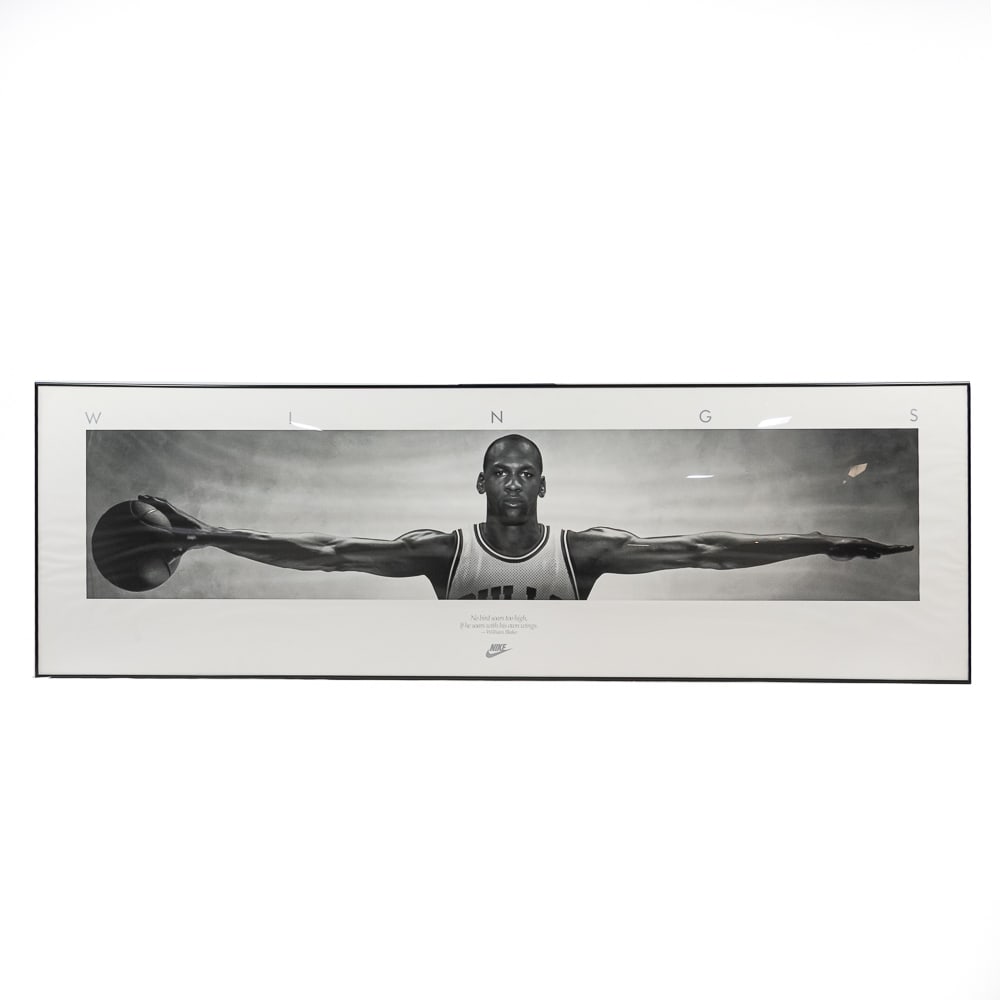 Framed Michael Jordan "WINGS" Poster (1 of 6)