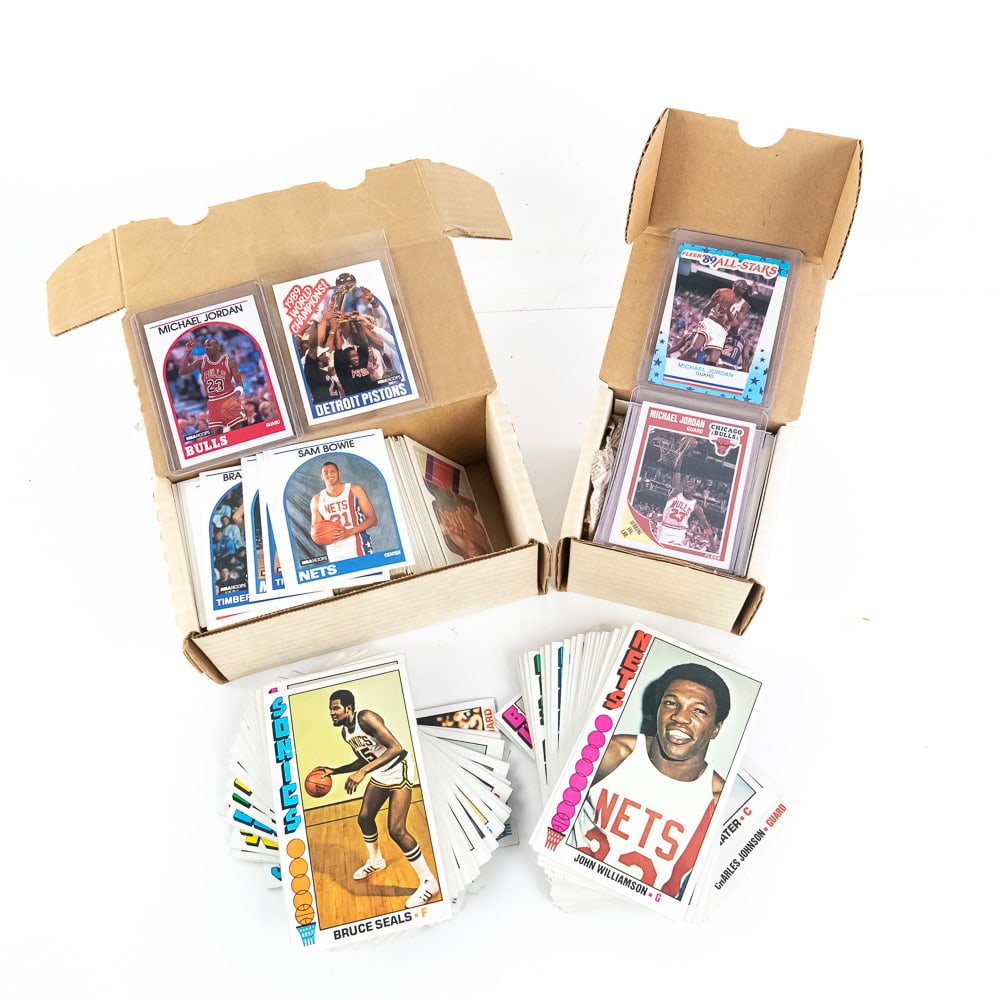 (97)1976-77 NBA Topps Tall & 1989 NBA Hoops Set (1 of 7)
