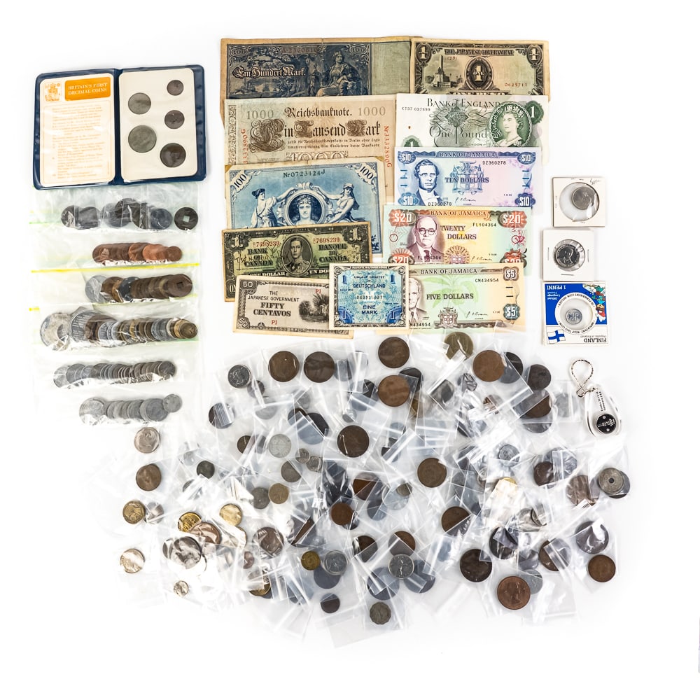 World Coin & Currency Collection (1 of 14)