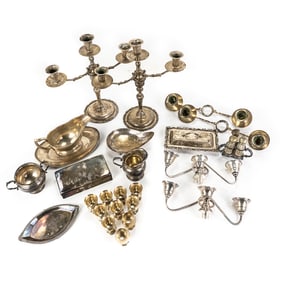 Assorted Sterling Silver Dishes & Hollowware +++