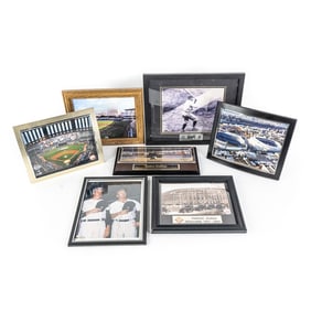 Collection of NY Yankee Framed Wall Art Photos +