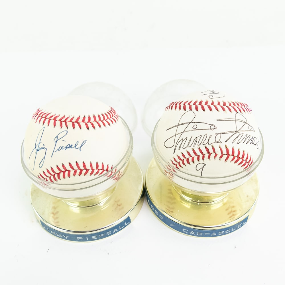 Minoso & Carrasouel Auto & Jim Piersall Auto Balls (1 of 6)