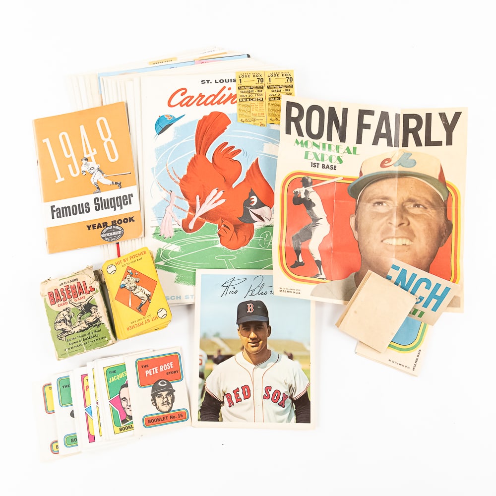 48 Famous Slugger Year Book 60s Cardinal Scorecard (1 of 9)