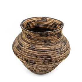 1930s Pima Olla Coil Basket