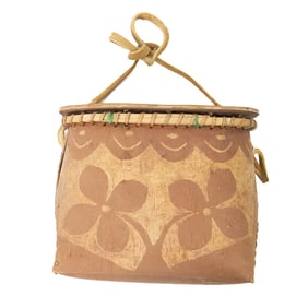 Indigenous North Eastern Birch Bark Container
