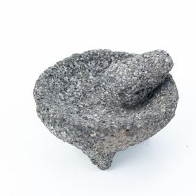 Volcanic Rock Mortar & Pestle