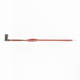 Northern Plains Steatite Inlay Pipe w/Twist Stem