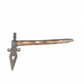 Spontoon Pipe Tomahawk 1880s