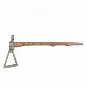 N. Plains Pipe w/Cast Iron Tomahawk Head 1920s