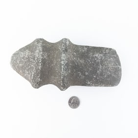 Ancient Grooved Stone Axe Head