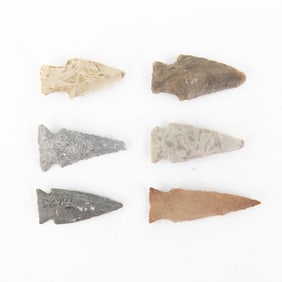 Notched Archaic-Era Points (6)