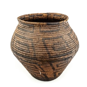 1920s Pima Olla Coil Basket