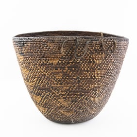 19C Skokomish Cedar Grass Berry Basket