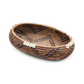 1920s Pomo Boat Basket