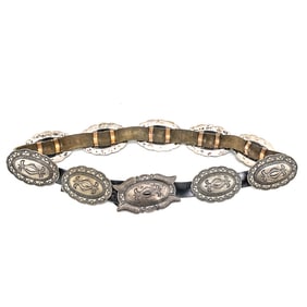 Vintage 1960s Concho Belt