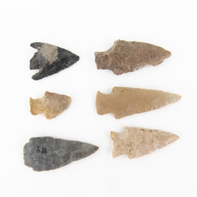 Archaic & Woodland Projectile Points (6)