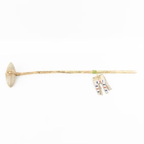Northern Plains Indian War Club w/Beaded Drop