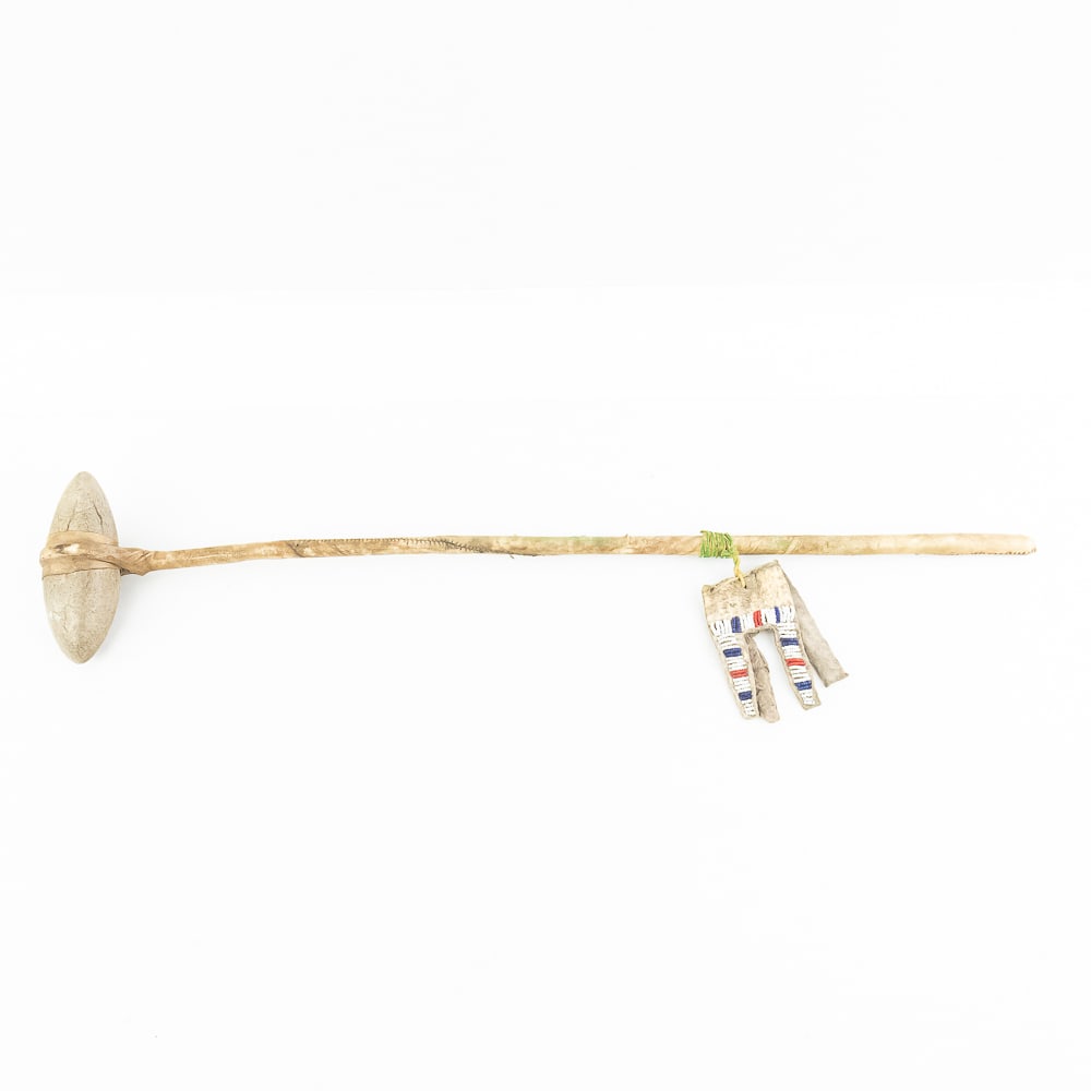 Northern Plains Indian War Club w/Beaded Drop (1 of 11)