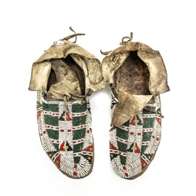 1890s Sioux Moccasins