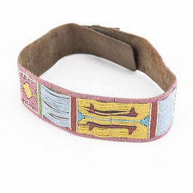 Lakota Sioux Beaded  Belt