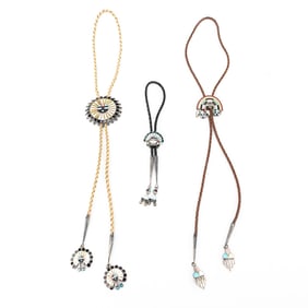 Adrian Elizabeth Wallace & Other Zuni Bolo Ties