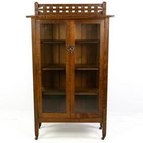 Arts & Crafts Barrister Cabinet