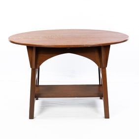 Limbert Arts & Crafts Oval Library Table