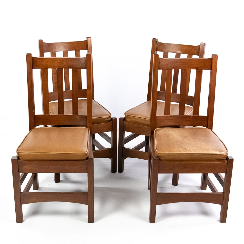 Mission Oak Dining Chair Lot of 4 (1 of 18)