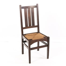 Arts & Crafts Slat-Back Dining Chair