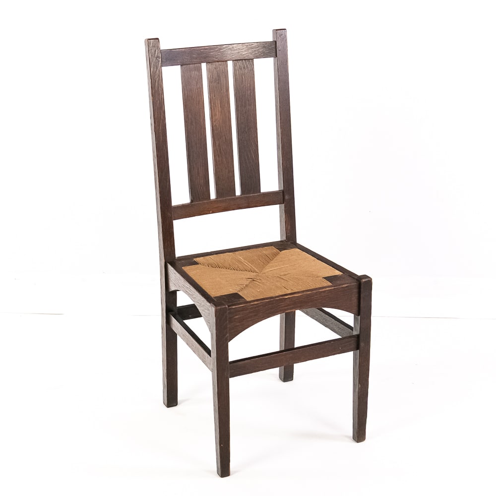 Arts & Crafts Slat-Back Dining Chair (1 of 12)