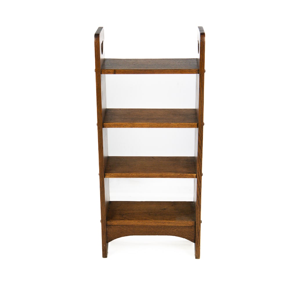 Arts & Crafts Oak Bookcase (1 of 8)