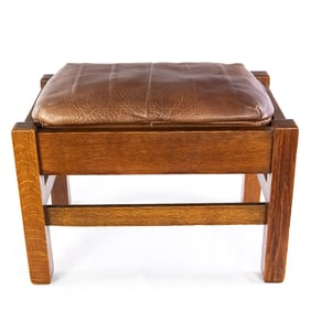 Mission Oak Stickley Bros. Footstool