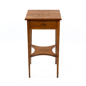 Arts & Crafts Quartersawn Oak Stand
