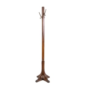 Arts & Crafts Oak Hall Tree/Rack
