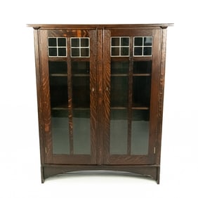 Arts & Crafts Barrister Bookcase