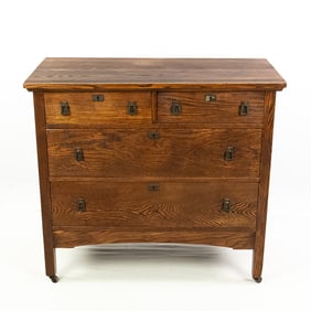 Arts and Crafts Oak Dresser