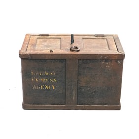 Railway Express Agency Strongbox W/Key