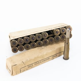 Frankford Arsenal .30-40 Krag Ammo and box