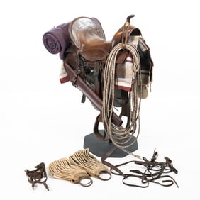 Ben Craven's 1890s Cowboy Trail Saddle