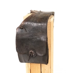 Vintage Tooled Leather Saddlebags