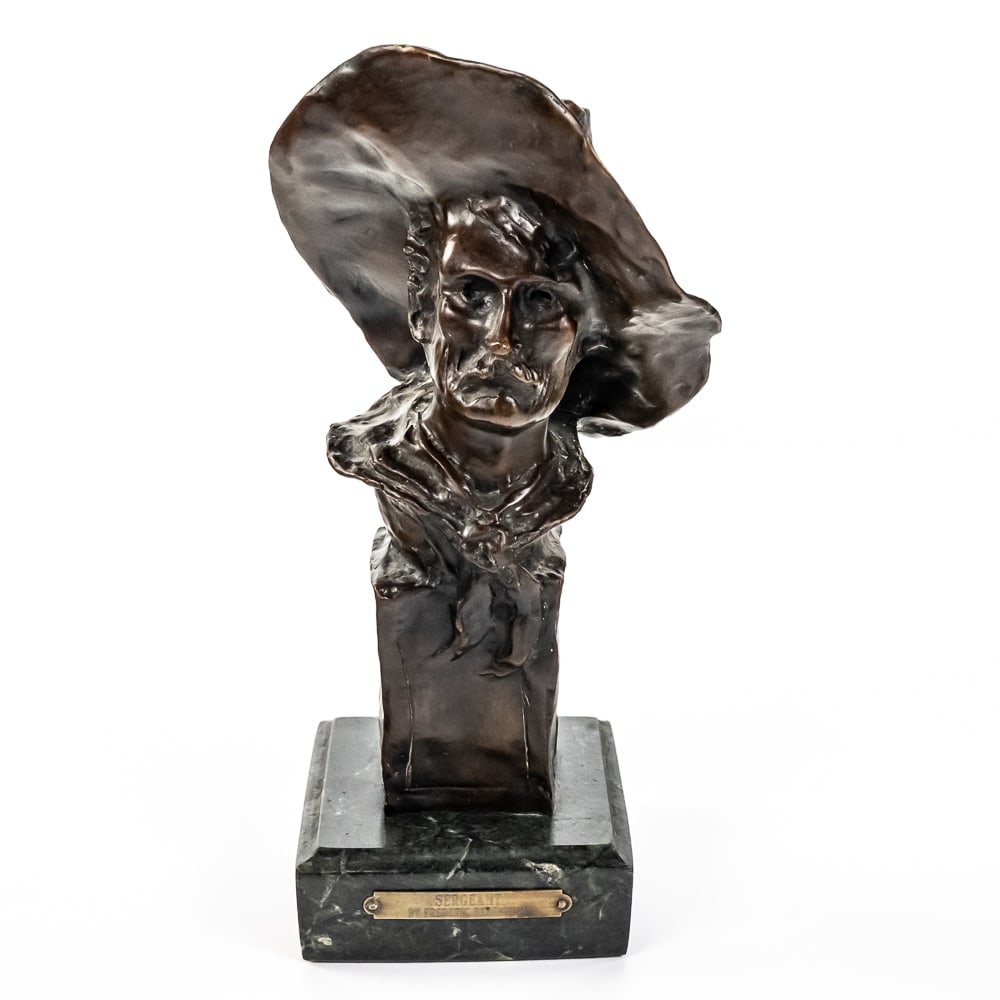 Frederick Remington Sergeant 11" Bronze Sculpture (1 of 10)