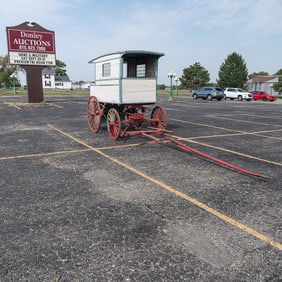 Antique Horse Drawn Milk Delivery Wagon