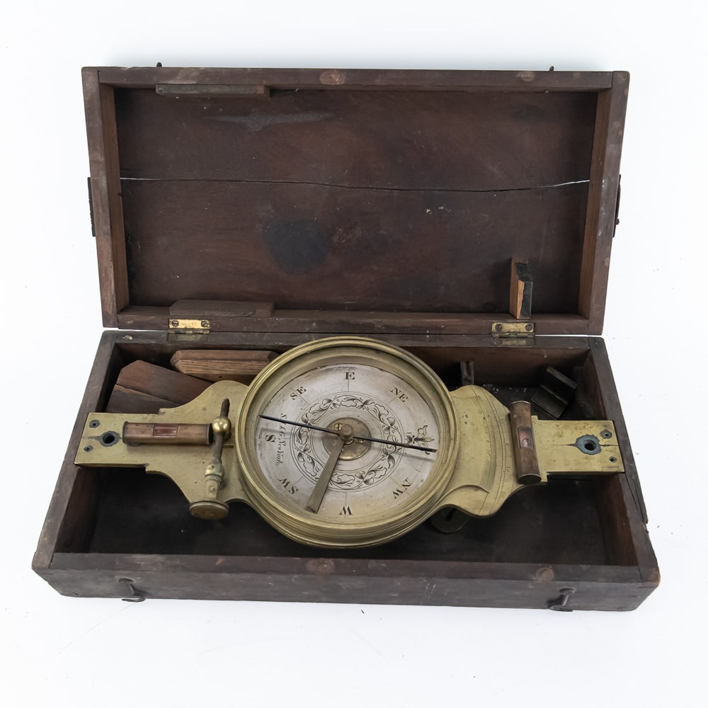 S.H & G Surveyor Transit w/Case, Lake Geneva, WI (1 of 12)