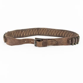 Vintage Leather Cartridge Belt