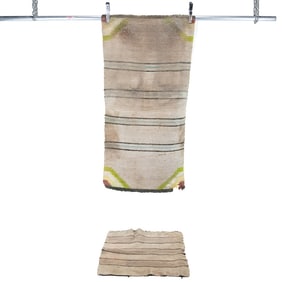 Vintage Western Woven Saddle Blanket Pair