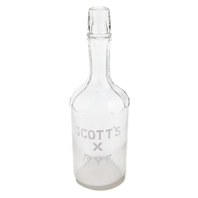 SCOTT'S X RYE Whiskey Bottle