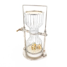 Antique Chuck A Luck Dice Tumbler Cage