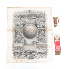 Improved Order of Red Men Ephemera Lot (4)