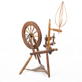 Antique Great Wheel Spinning Wheel